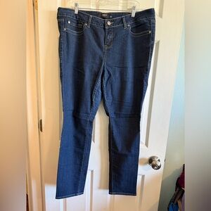 Torrid Dark Blue Skinny Jeans